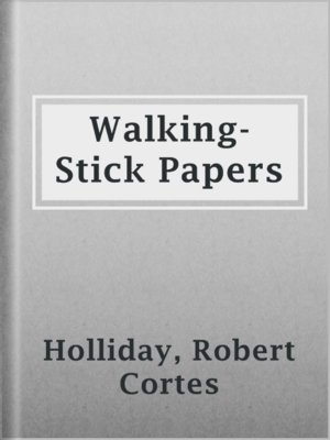 cover image of Walking-Stick Papers